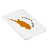 Cyprus Vlag Magneet (Rechterzijde)