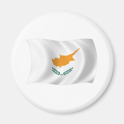 Cyprus Vlag Magneet (Voorkant)
