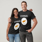 Cyprus Vlag Modern T-shirt (Unisex)