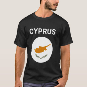 Cyprus Vlag Modern T-shirt