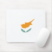 Cyprus Vlag Muismat (Met muis)