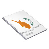 Cyprus Vlag Notitieboek (Rechterzijde)