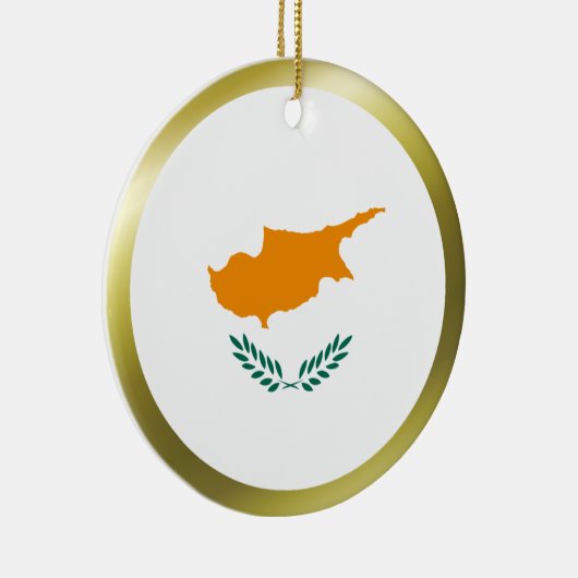Cyprus vlag Ornament (Rechts)