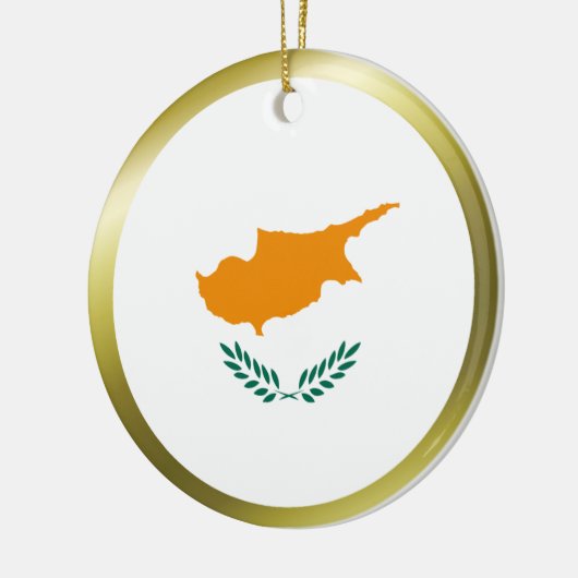 Cyprus vlag Ornament (Links)