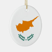 Cyprus vlag Ornament (Rechts)