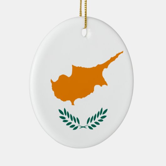 Cyprus vlag Ornament (Rechts)