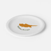 Cyprus Vlag Papieren Bordje (Gekanteld)