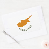 Cyprus Vlag Rechthoekige Sticker (Envelop)