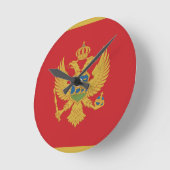 Cyprus Vlag Ronde Klok (Hoek)