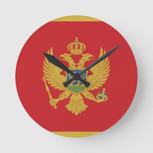Cyprus Vlag Ronde Klok (Voorkant)