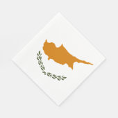 Cyprus Vlag Servet (Hoek)
