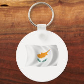 Cyprus Vlag Sleutelhanger (Voorkant)