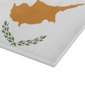 Cyprus vlag snijplank (Hoek)