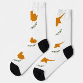 Cyprus Vlag Sokken (Links)