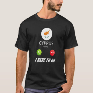Cyprus - vlag Souvenir Cyprus - roept op tot T-shirt
