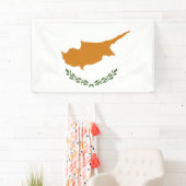 Cyprus vlag spandoek (Insitu)
