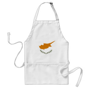 Cyprus Vlag Standaard Schort