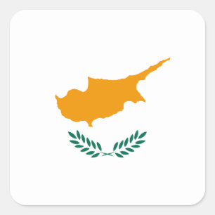 Cyprus Vlag Sticker