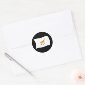 Cyprus Vlag Sticker (Envelop)