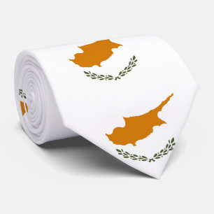 Cyprus Vlag Stropdas