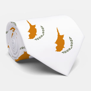 Cyprus Vlag Stropdas