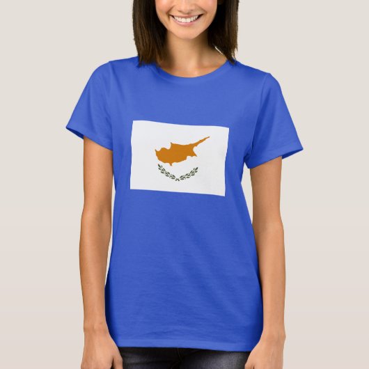 Cyprus Vlag T-shirt (Voorkant)