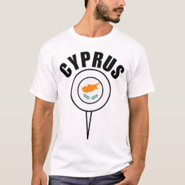 Cyprus vlag t-shirt