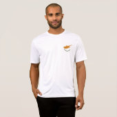 Cyprus vlag t-shirt (Voorkant volledig)