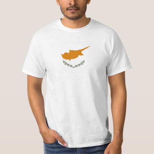 Cyprus Vlag T-shirt (Voorkant)