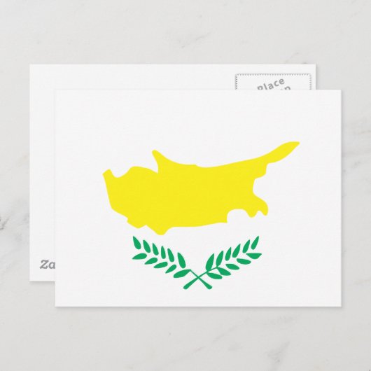 Cyprus Vlag T-shirts en cadeautjes Briefkaart (Voorkant / Achterkant)