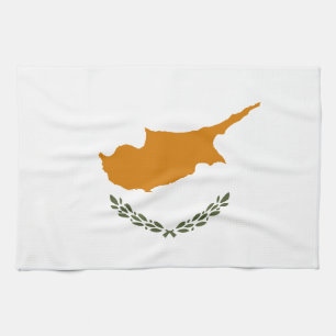 Cyprus Vlag Theedoek