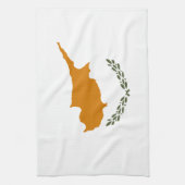 Cyprus Vlag Theedoek (Verticaal)