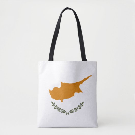 Cyprus Vlag Tote Bag (Voorkant)