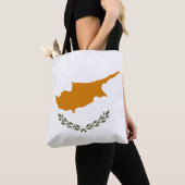 Cyprus Vlag Tote Bag (Dichtbij)