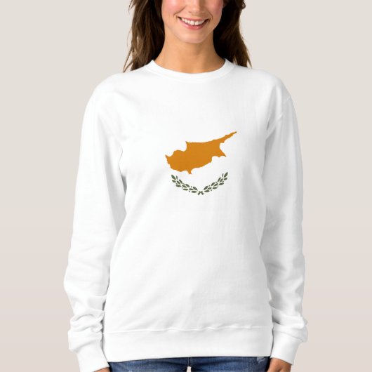 Cyprus Vlag Trui (Voorkant)