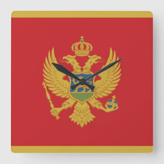 Cyprus Vlag Vierkante Wandklok