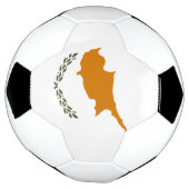 Cyprus Vlag Voetbal (Gedraaid)