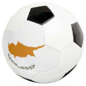 Cyprus Vlag Voetbal (Drie kwart)