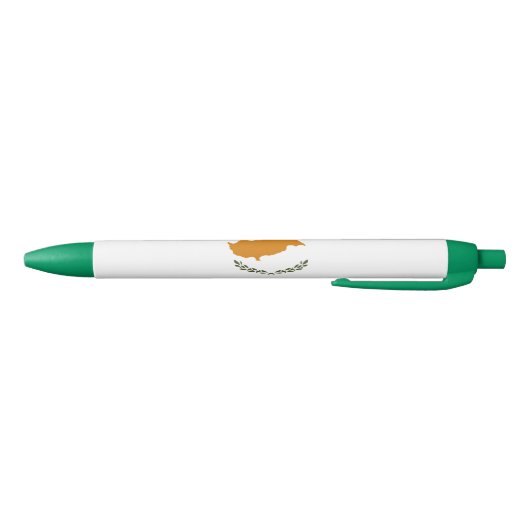 Cyprus Vlag Zwarte Inkt Pen (Bodem)