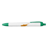 Cyprus Vlag Zwarte Inkt Pen (Bovenkant)