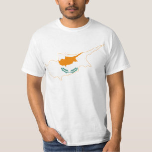 Cyprus Vlaggenkaart CY T-shirt