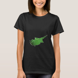 Cyprus Voetbal Voetbalveld T-shirt
