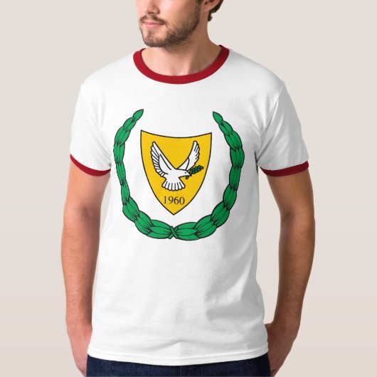 Cyprus Wapenmunt T-shirt (Voorkant)