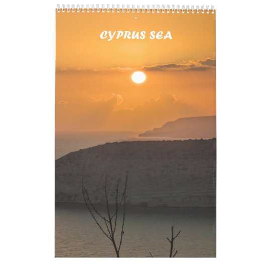 Cyprus zee Kalender (Achterkant)
