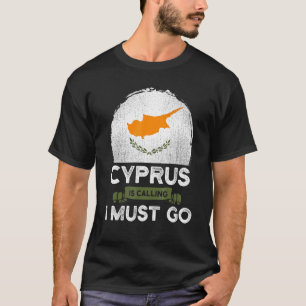 Cyprus zegt dat ik het Cypriotische vlaggenstaater T-shirt