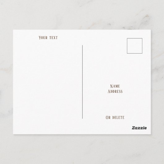 Cyprus Zypern Retro Briefkaart (Achterkant)