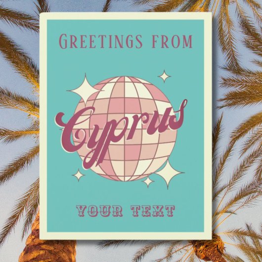 Cyprus Zypern Retro Briefkaart