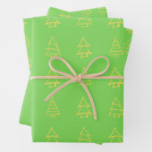 Cyr7lWrapping Paper Plat Set van 3 (In situ)