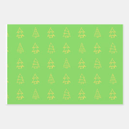 Cyr7lWrapping Paper Plat Set van 3