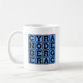 Cyrano de Bergerac, Frans toneelstuk Koffiemok (Links)